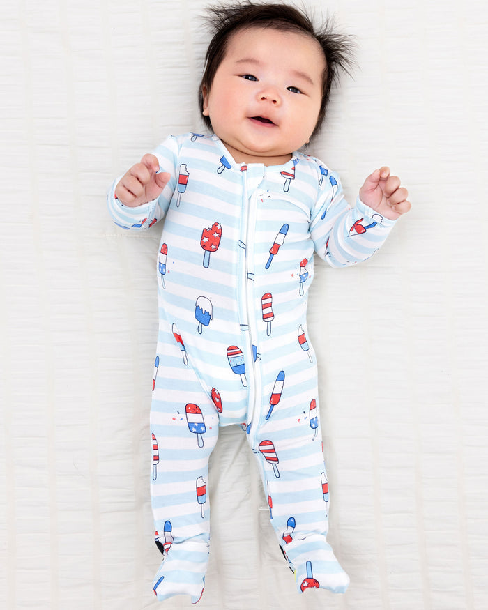 Popsicles Bamboo Convertible Footie