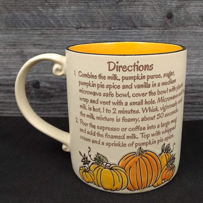 Pumpkin Spice Latte Coffee Mug Fall Autumn Beverage Tea Cup 21oz 621ml