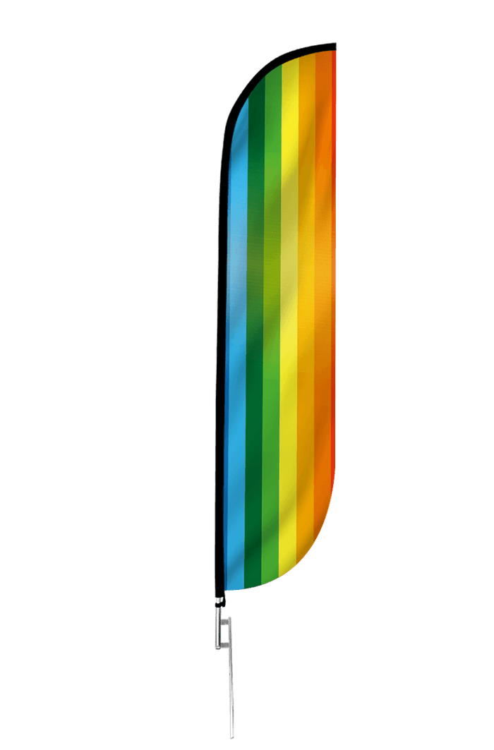 Rainbow Feather Flag
