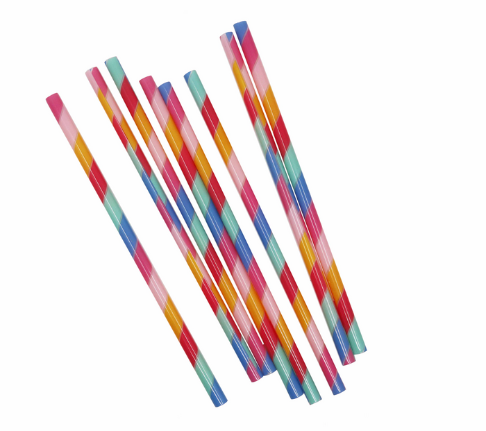 Rainbow Reusable Straws