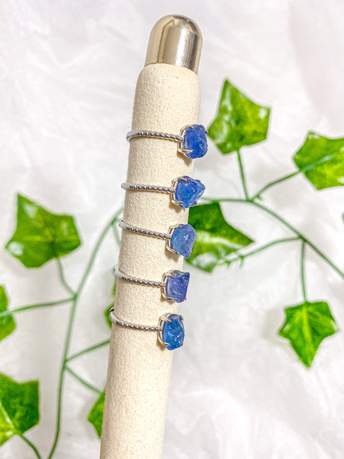 Raw Tanzanite Ring (adjustable)