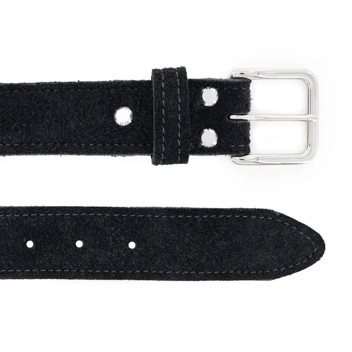 Rough Shadow Bison Leather Belt
