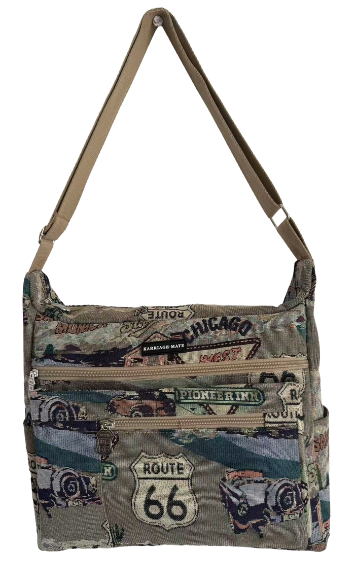 Route 66 Crossbody Bag 13" - T31013#66