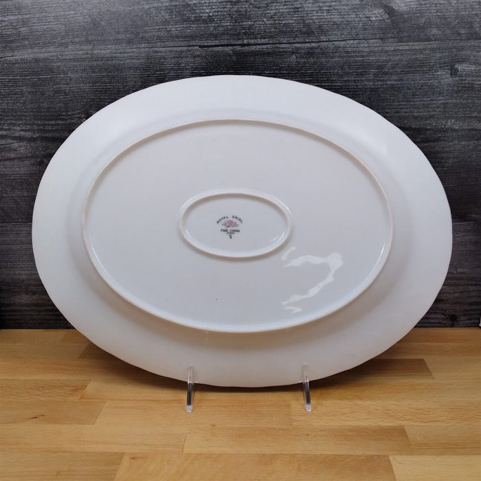 Royal Swirl Oval Serving Platter 14" 36cm by Fine China of Japan Dinnerware