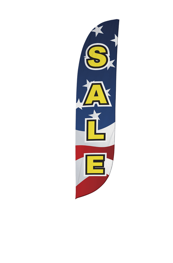 Sale Feather Flag Red White Blue