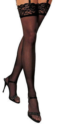 Shirley of Hollywood Lace Top Thigh High - 90026
