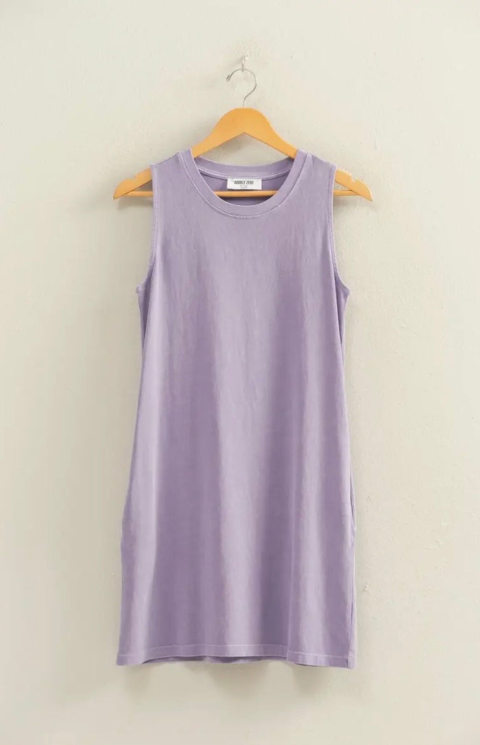 Sleeveless Casual Tee Dress
