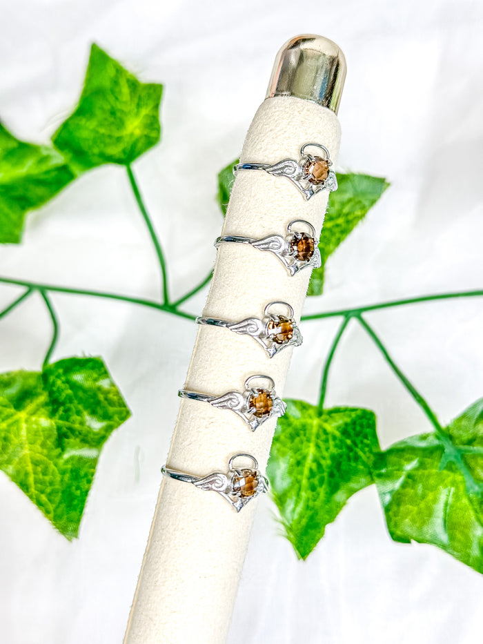 Smoky Quartz Ring (adjustable)