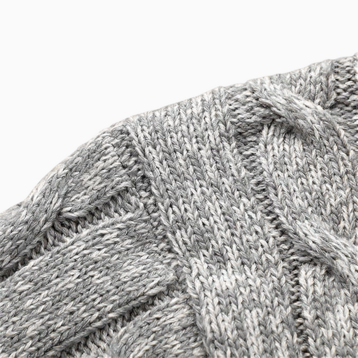 SOVIRA MEN'S POLYESTER ROLL NECK JUMPER