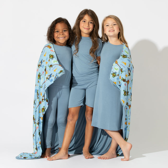 bamboo baby pajamas, bamboo sleepers, little sleepies pjs, bamboo baby pjs, bamboo baby clothing, bamboo swaddle, bamboo swaddle blanket, bamboo family matching pajamas, bamboo blanket, bamboo cooling blanket, double layer reversible bamboo blanket, nickelodeon, tmnt, teenage mutant ninja turtles mutant mayhem movie, ninja turtle shirt, ninja turtles t shirt, tmnt t shirt, teenage mutant ninja turtles shirt, ninja turtle clothes, ninja turtles pajamas, tmnt merch