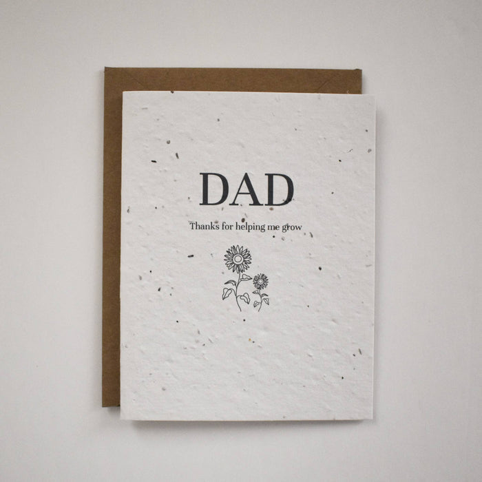 THE GOOD CARD
Plantable Greeting Card - Father's Day - Sunflower