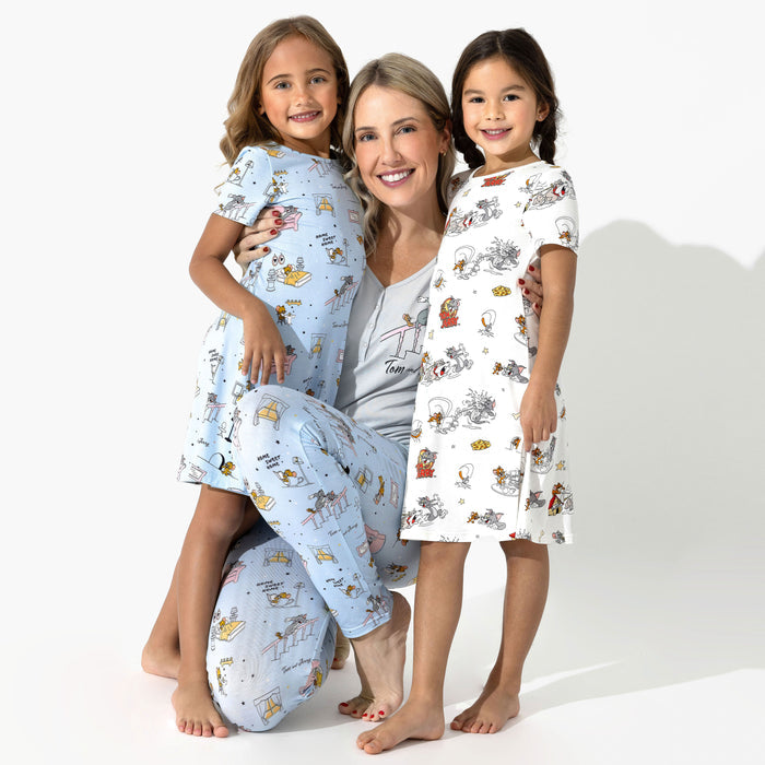 Tom & Jerry: Home Sweet Home Bamboo Girls' Short Sleeve Dress