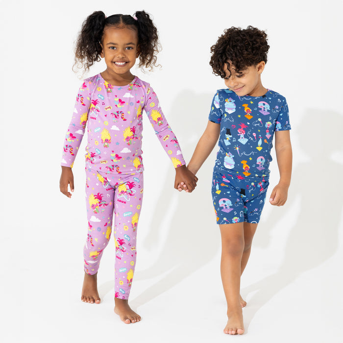 Trolls Music Valentine's Bamboo Kids Pajama Short Set