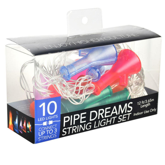 Water Pipe LED Christmas Light Set 12 Feet