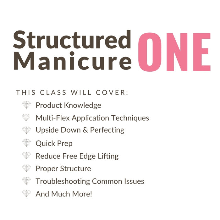 10/19/26 "Structured Manicure ONE" Certification Class