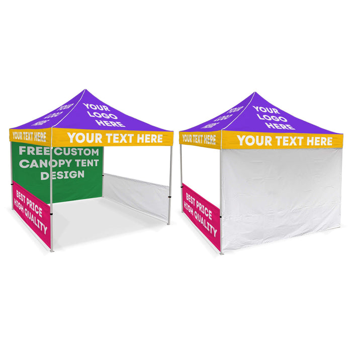 Frame + Canopy Top / Back & Side Walls / Single-Sided Walls