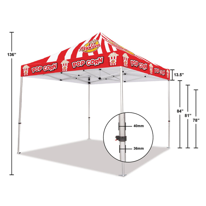 10x10 Custom Pop Up Tent