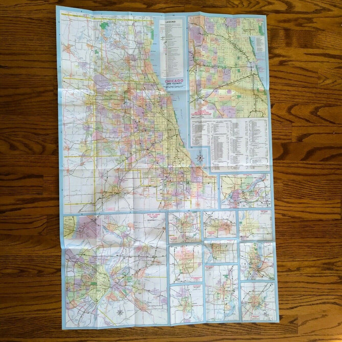 1979-1980 Official Illinois State Highway Transportation Travel Road Map