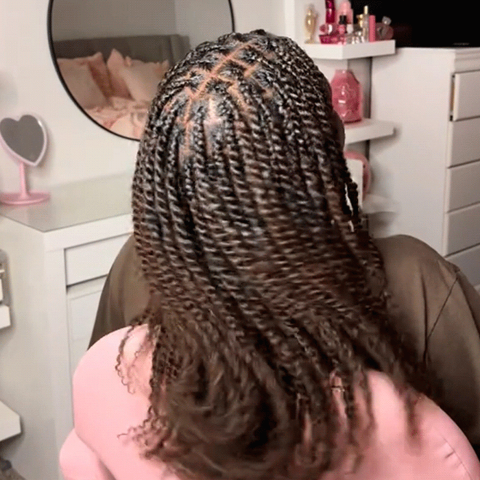 50% OFF丨Dark Brown Afro kinky Bulk Hair Extensions For Braiding Dreadlock Human Hair