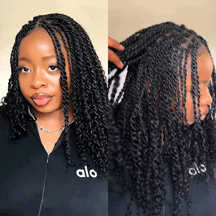 50% OFF丨Natural Black Afro kinky Bulk Hair Extensions For Braiding Dreadlock Human Hair