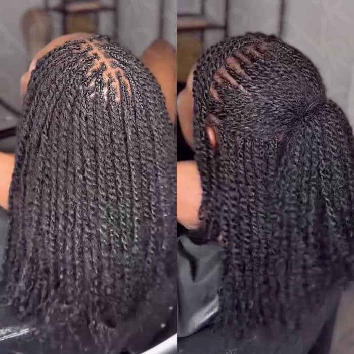 50% OFF丨Natural Black Afro kinky Bulk Hair Extensions For Braiding Dreadlock Human Hair