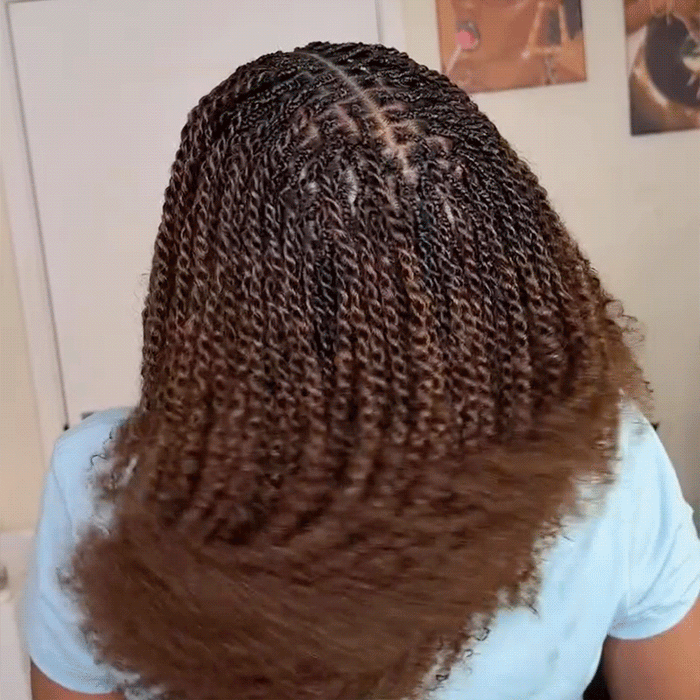 50% OFF丨QVR Mixed Color #4/30 Afro Kinky Bulk Highlights #27/30 Human Hair