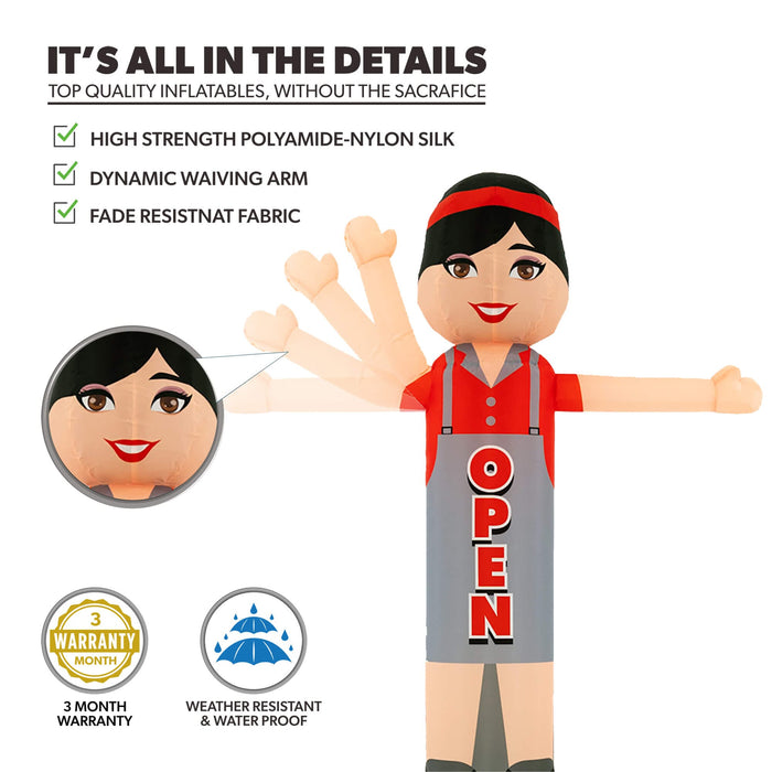 6ft Open Woman Air Wavers®