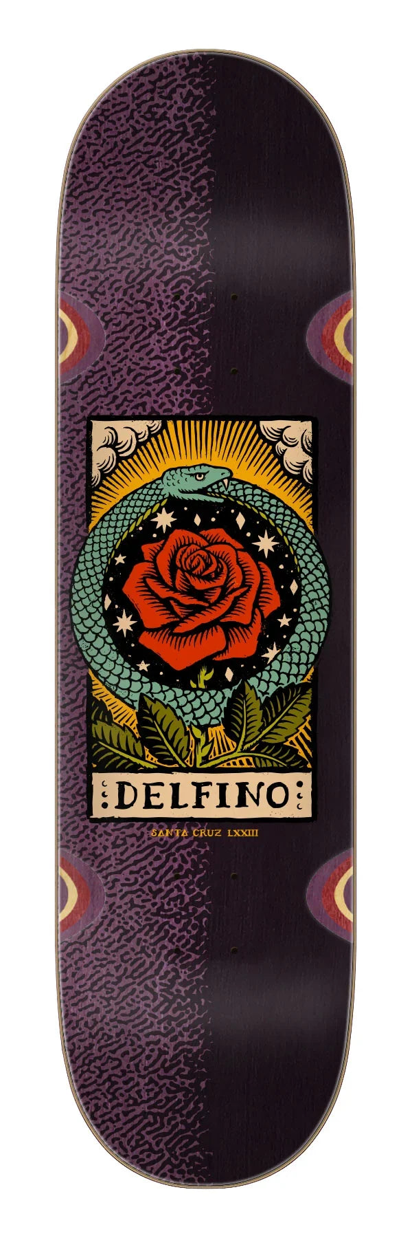 Santa Cruz 8.25in Fabiana Delfino Ouroboros skateboard deck