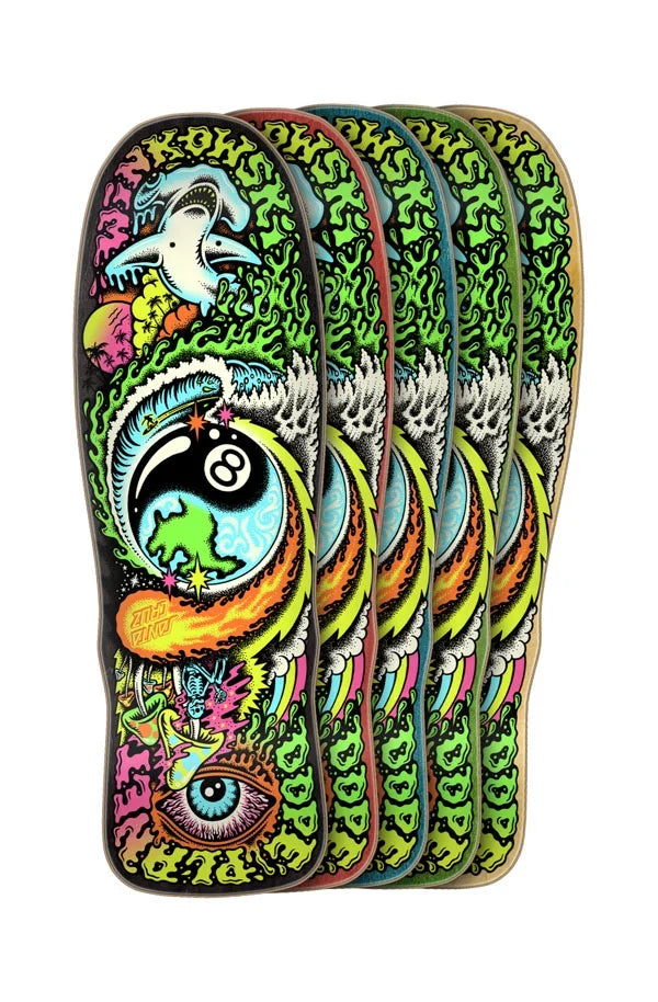 Santa Cruz Erick Winkowski Dope Planet Micro Freaks skateboard deck graphic detail