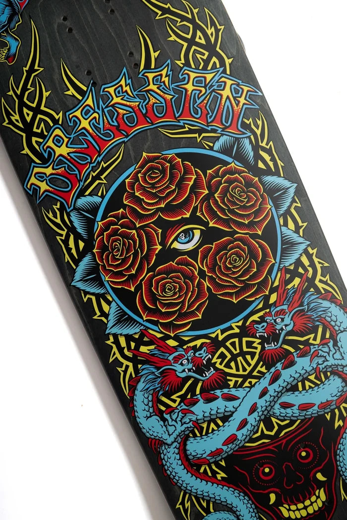 Santa Cruz Eric Dressen Rose Crew Five deck graphic detail