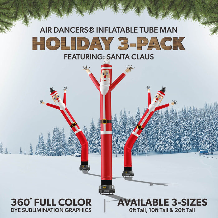 Air Dancers® Santa Claus 3-Pack