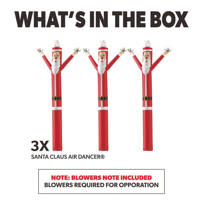 Air Dancers® Santa Claus 3-Pack