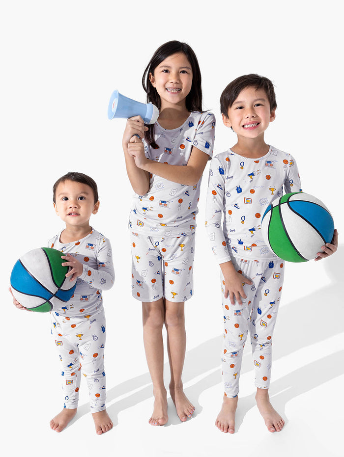 All Star Basketball Bamboo Kids Pajamas