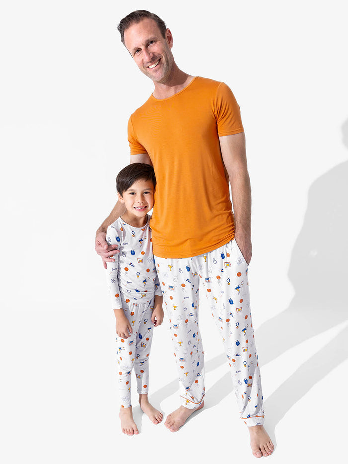 All Star Basketball Bamboo Men's Pajama Set