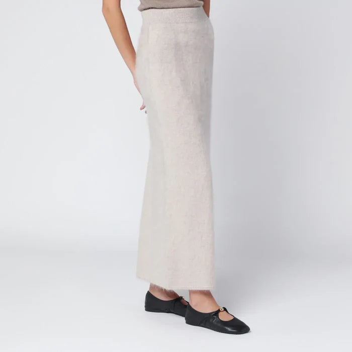 ALMADA LABEL - Umi skirt in taupe cashmere Brand Apparel & Accessories > Clothing > Skirts M