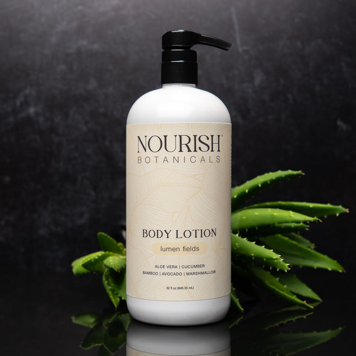 Rustic Strength, Aloe Vera Lotion, 32oz Plastic, Lumen Fields