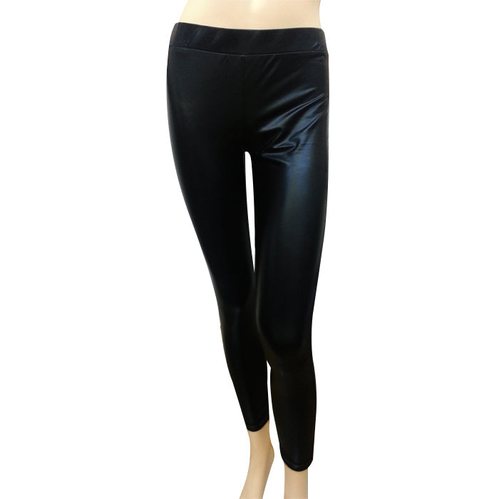 Always USA Soft Leggings Shinny Black Polyester - D80321A