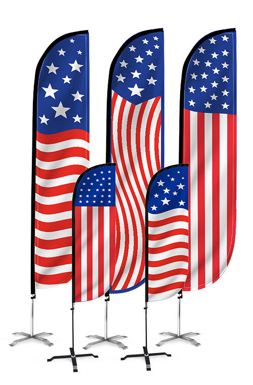 American Flag Feather Flag