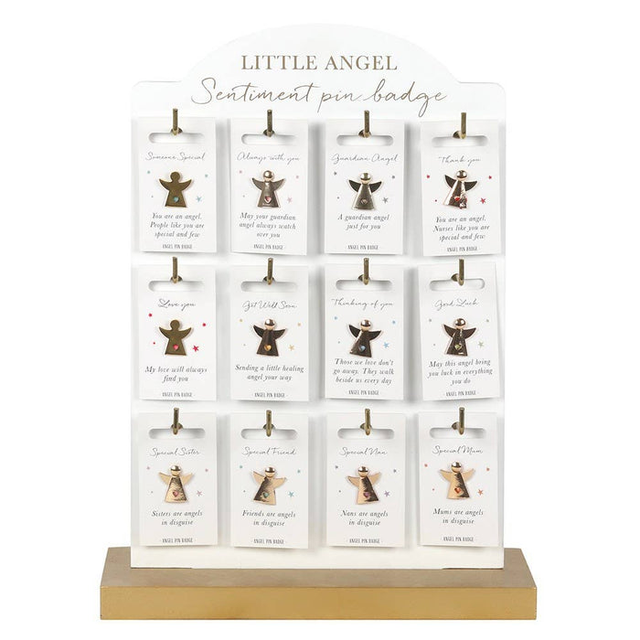 Angel Sentiment Pin