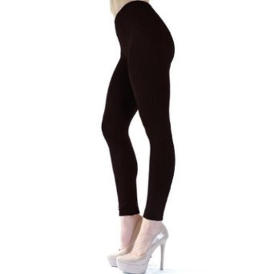 Angelina Seamless Fleece Tights Leggings One Size - 014