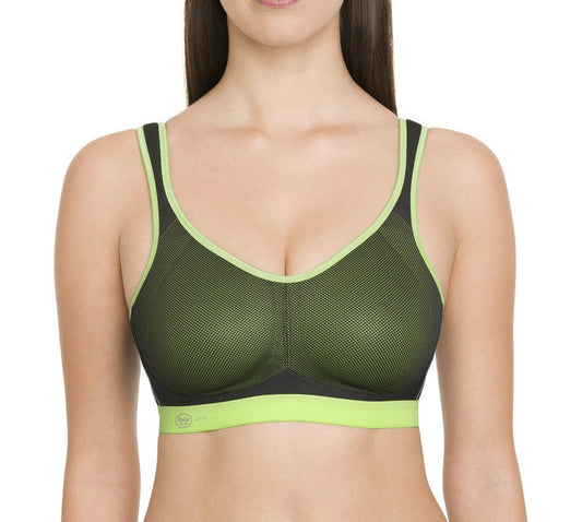 Anita Women's Air Control Sports Bra Green-Anthracite - 5533