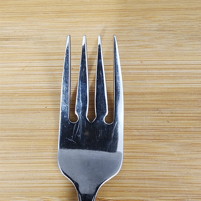 Ashmore Oneida Salad Fork Stainless Burnished Handle Flatware