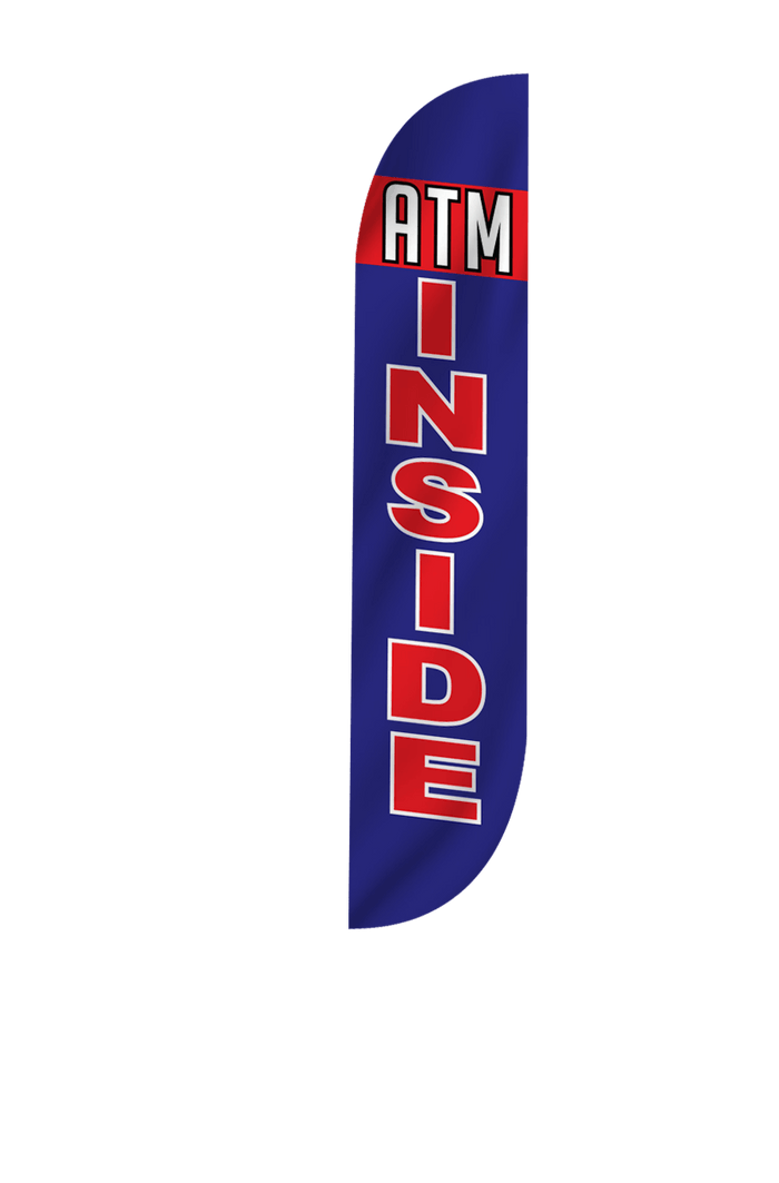 ATM Inside Feather Flag