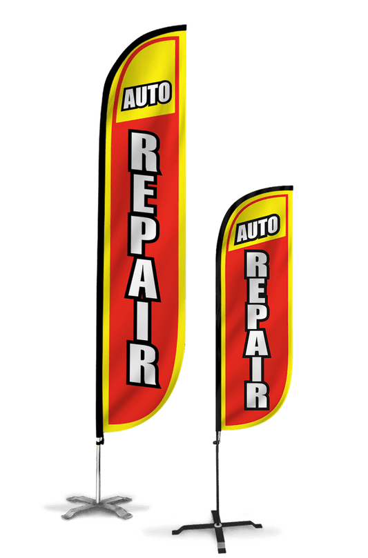 Auto Repair Feather Flag