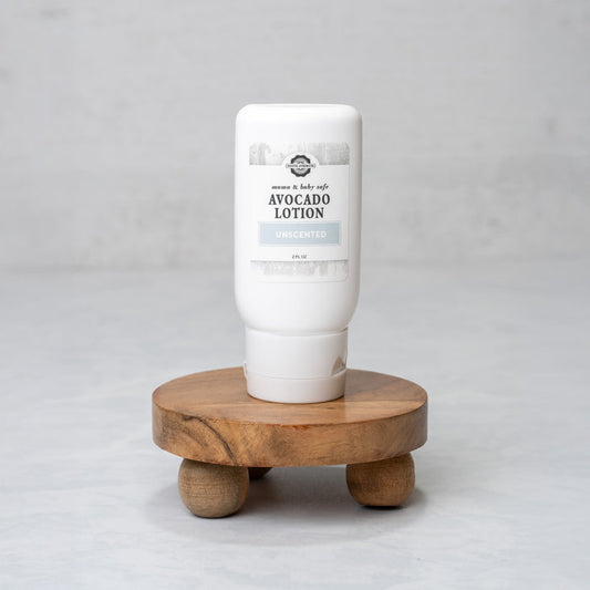 Rustic Strength, Avocado Lotion, 20z Plastic, Mama + Baby Safe