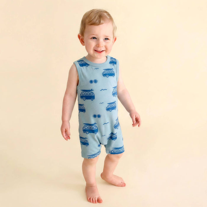 BABY Tank Rompers - ORGANIC COTTON-Signature Prints
