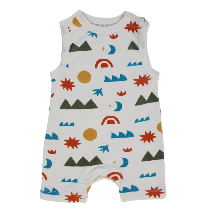 BABY Tank Rompers - ORGANIC COTTON-Signature Prints