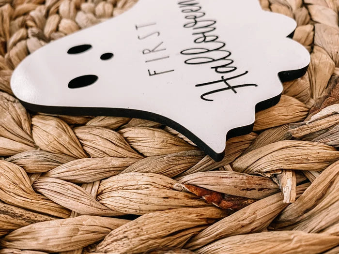 Baby's First Halloween Milestone Sign