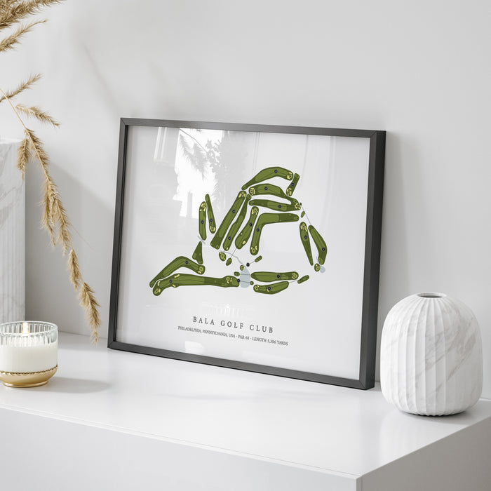 Bala Golf Club | Golf Course Map | On Table