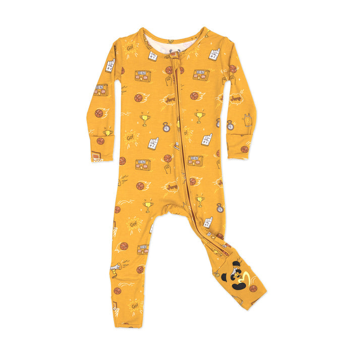 Basketball Bamboo Convertible Footie